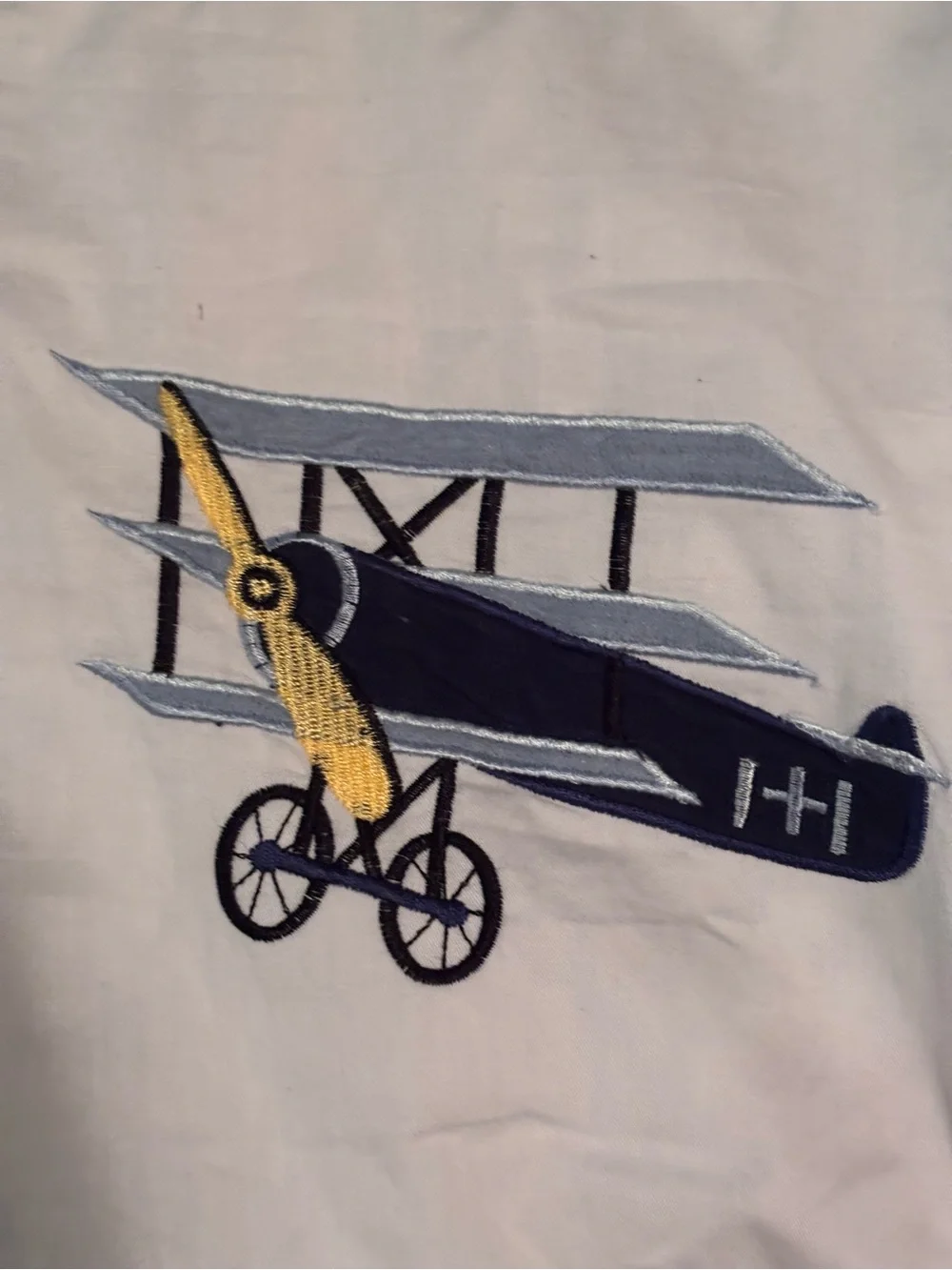 Sweet Jojo Aviation Theme Appliqué Cotton Crib Baby Quilt/Comforter